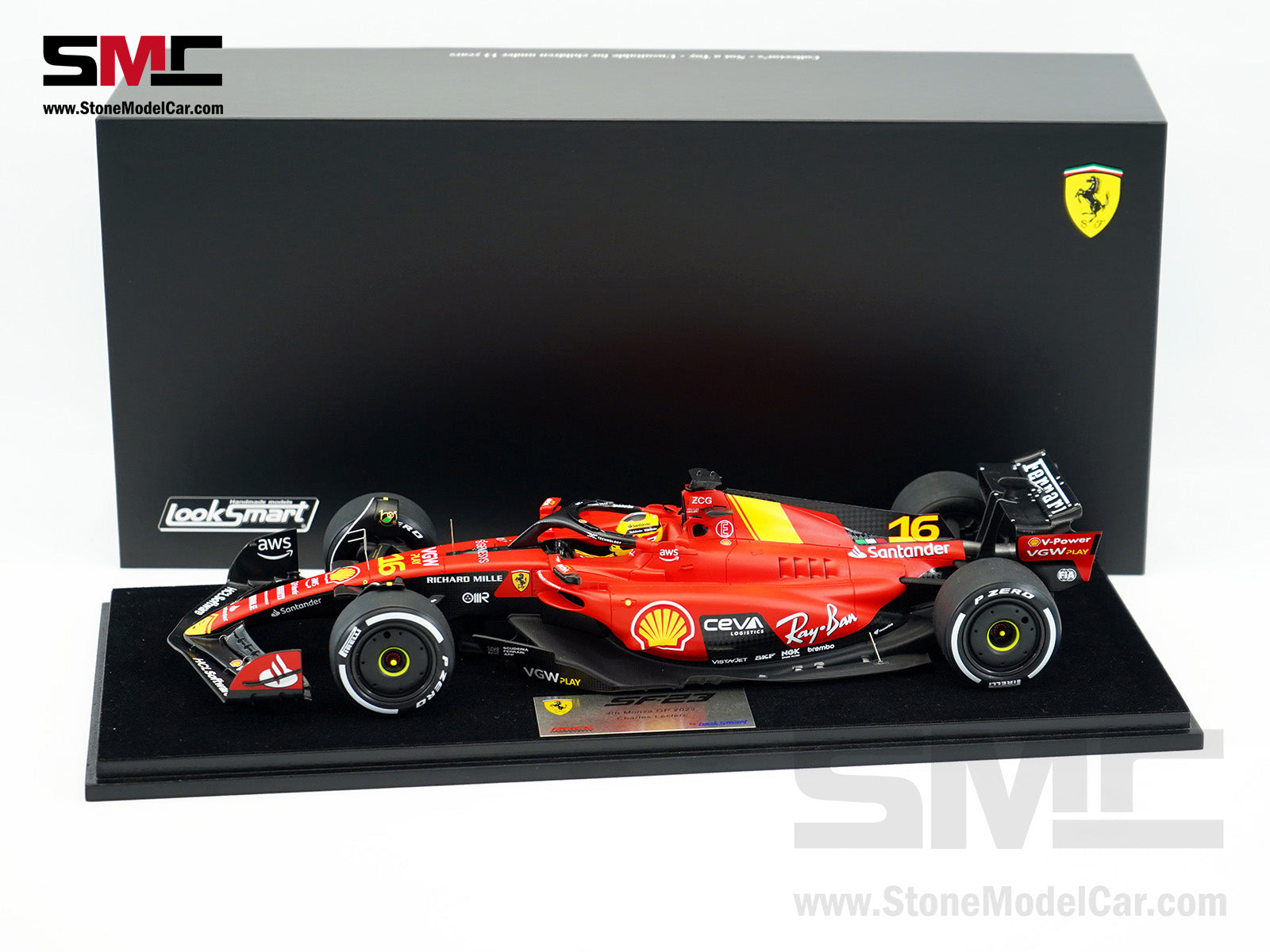 Ferrari F1 SF-23 #16 Charles Leclerc Italy Monza GP 2023 Looksmart