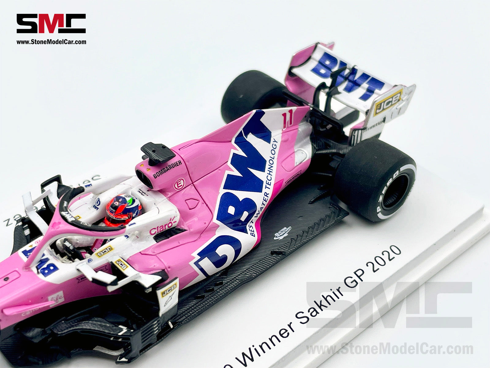 1:43 Spark BWT Racing Point F1 RP20 #11 Sergio Perez Sakhir 2020