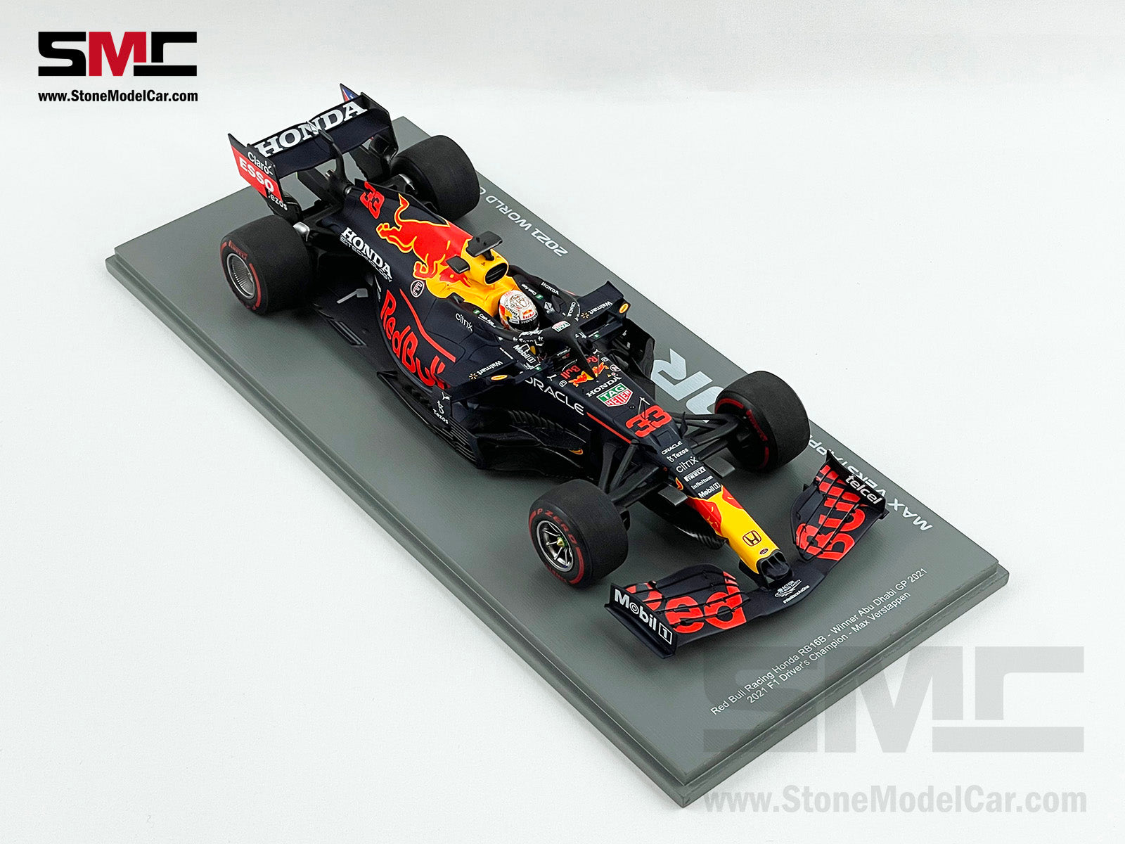 2021 F1 World Champion #33 Max Verstappen Red Bull RB16B Abu Dhabi