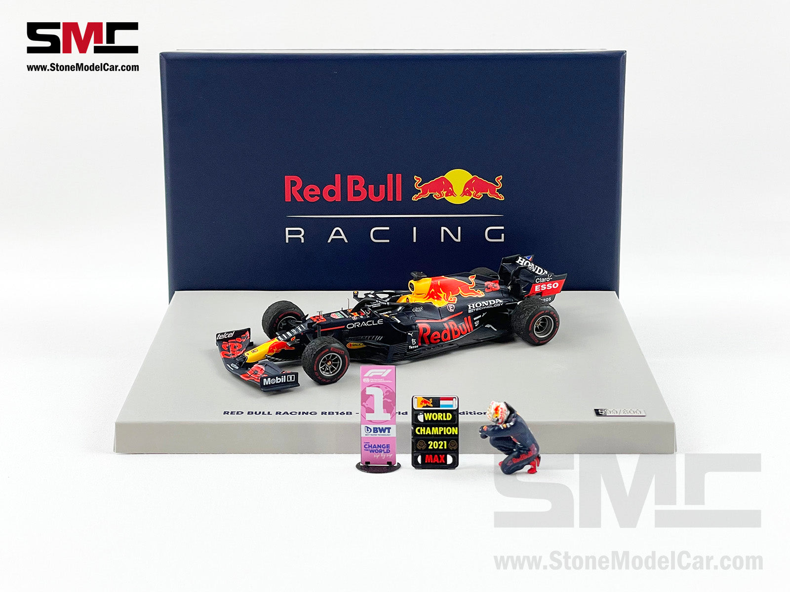 2021 F1 World Champion #33 Max Verstappen Red Bull RB16B Abu Dhabi
