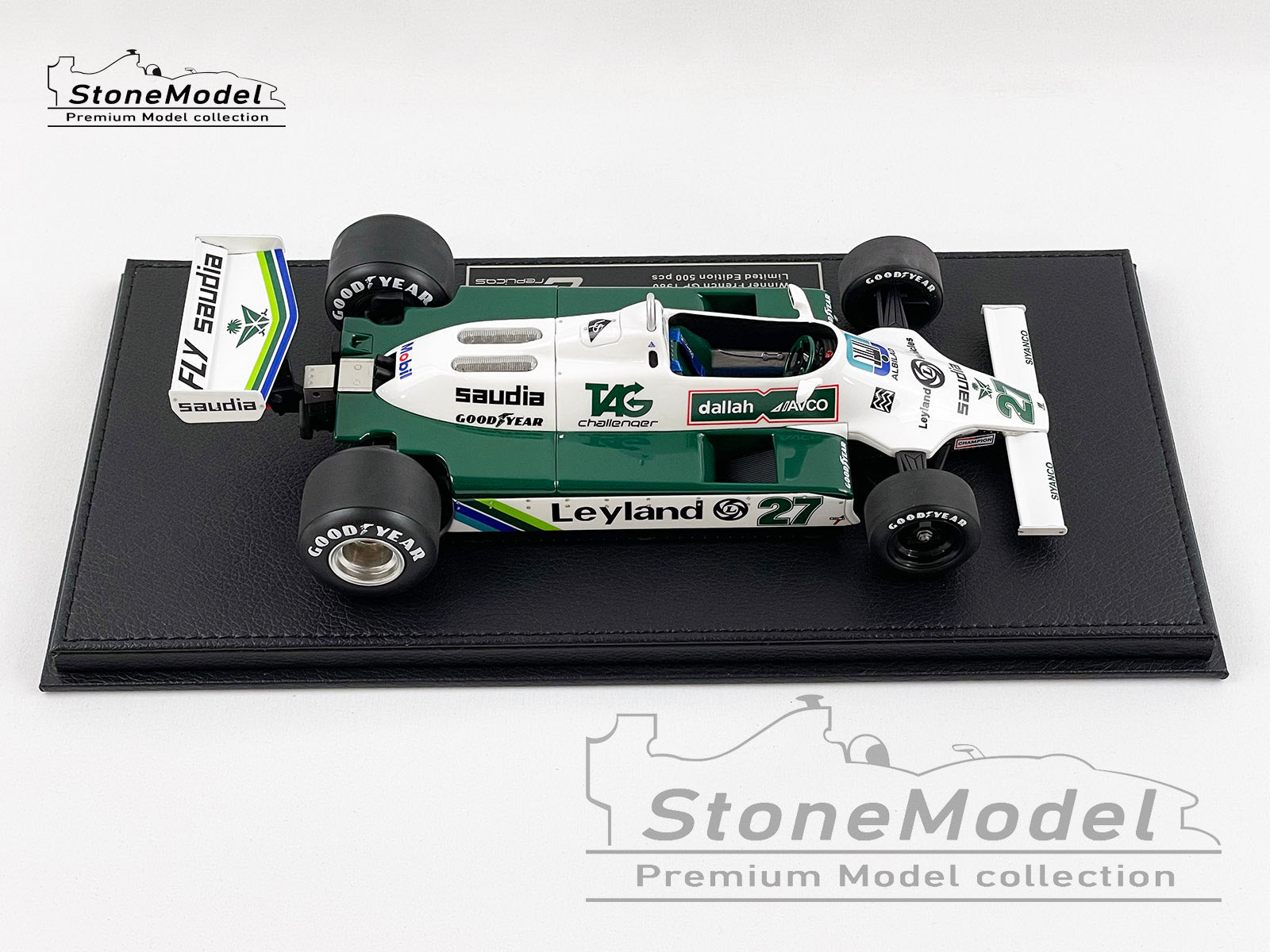 Williams F1 FW07B 27 Alan Jones French GP 1980 World Champion 1:18