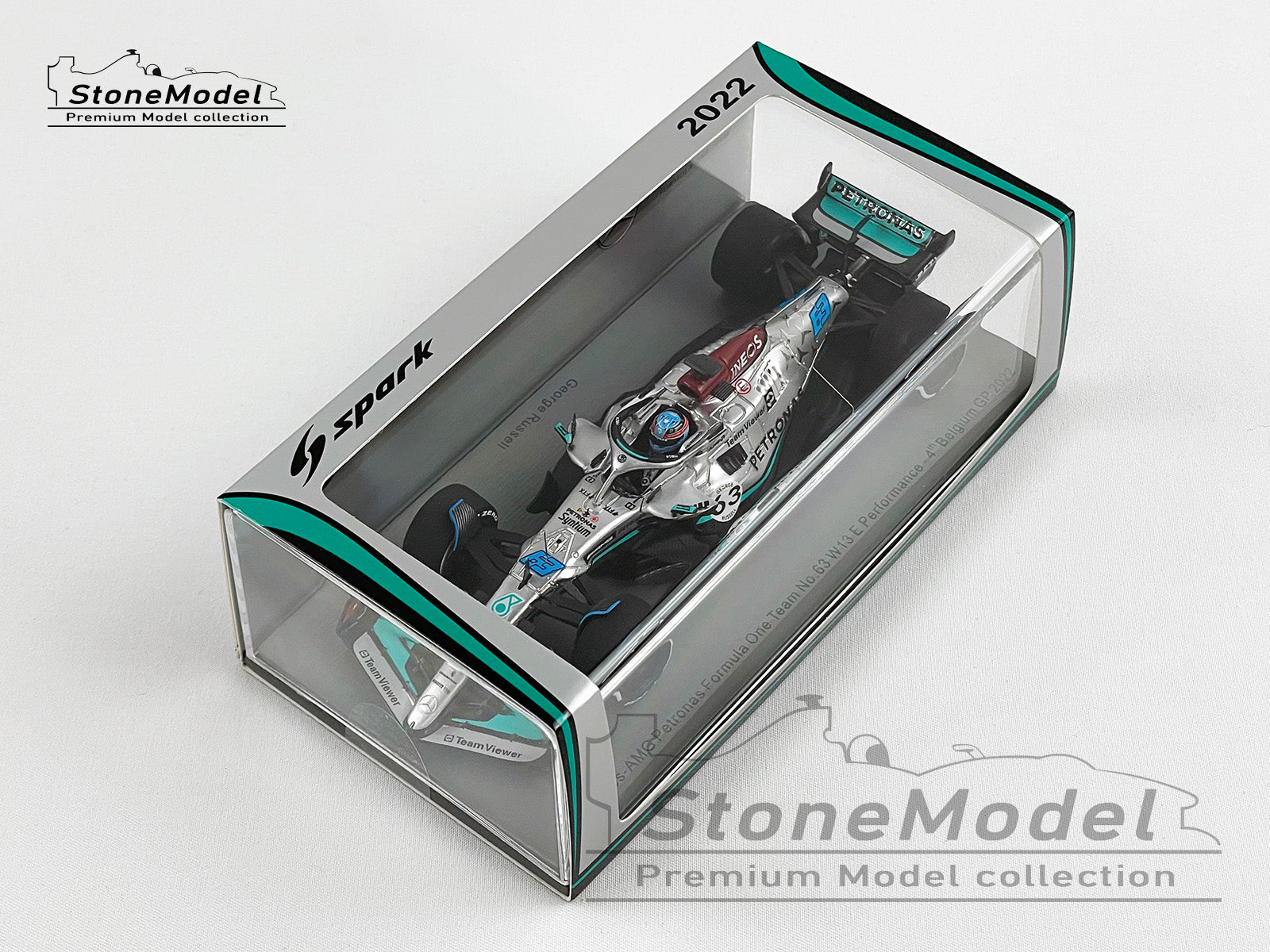 2022 Mercedes F1 W13 #63 George Russell Belgium Special Livery 1