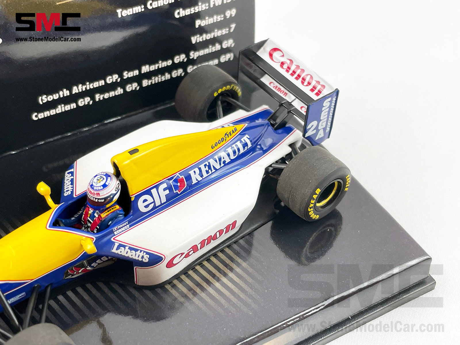 Williams F1 FW15C #2 Alain Prost 1993 World Champion 1:43