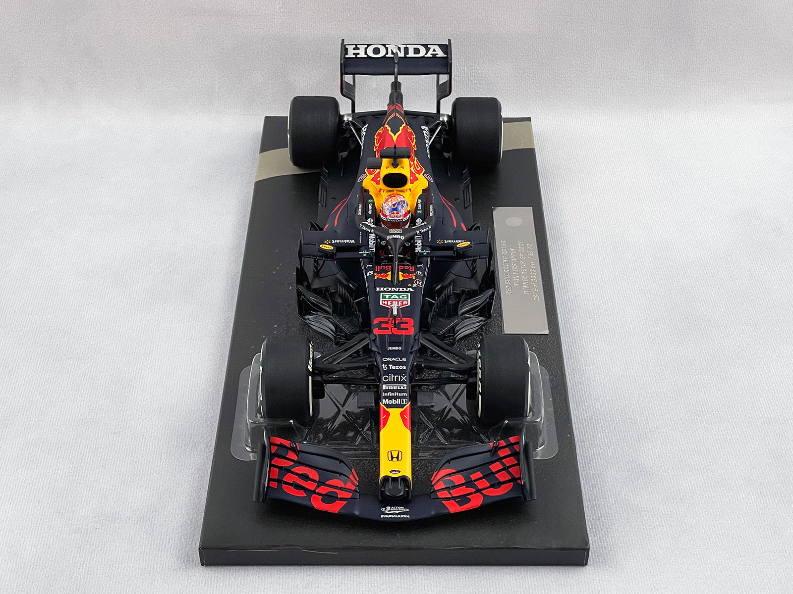 2021 F1 World Champion #33 Max Verstappen Red Bull RB16B