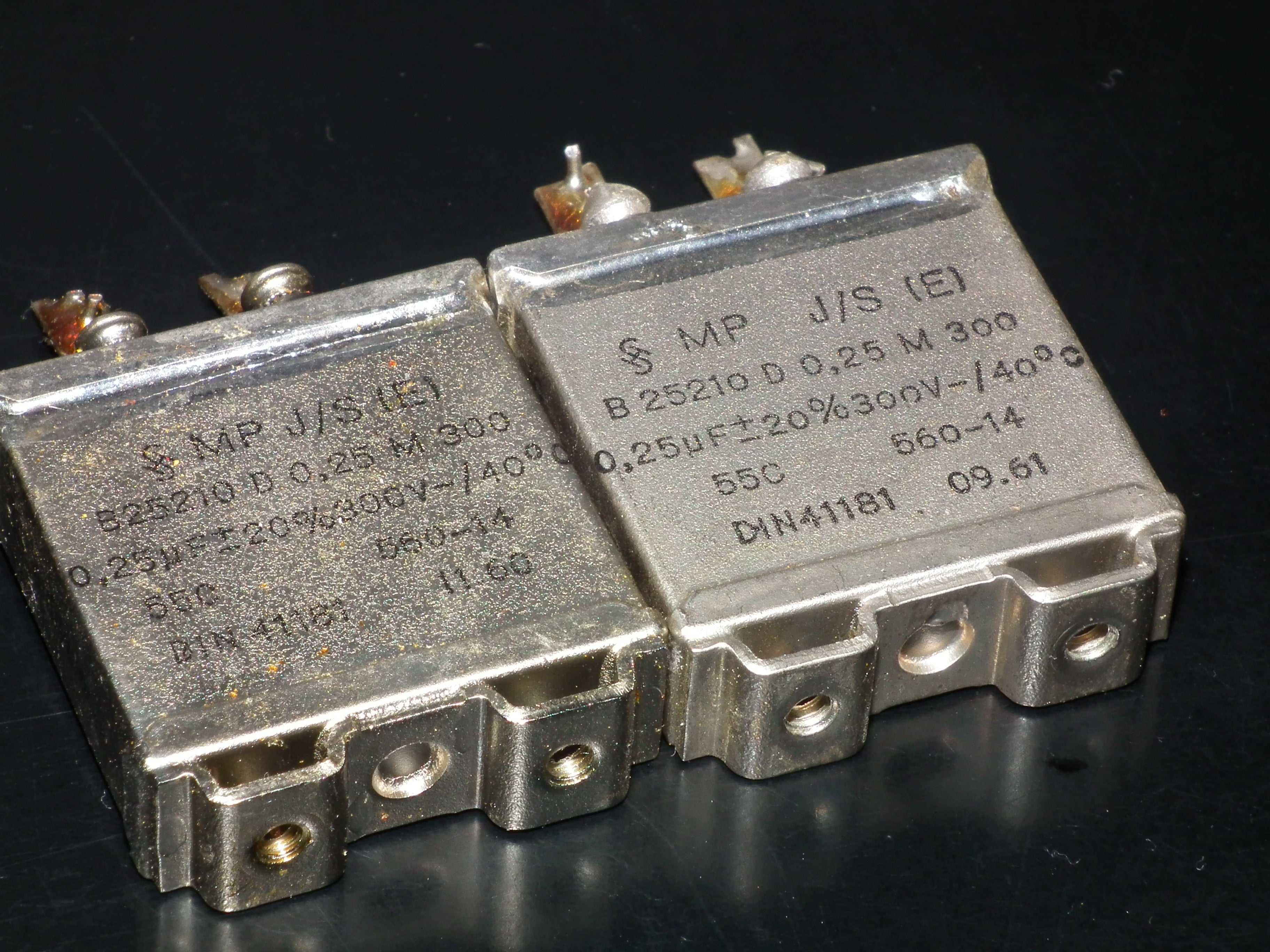 SIEMENS/klangfilm40年代ビンテージコンデンサ0.025uf