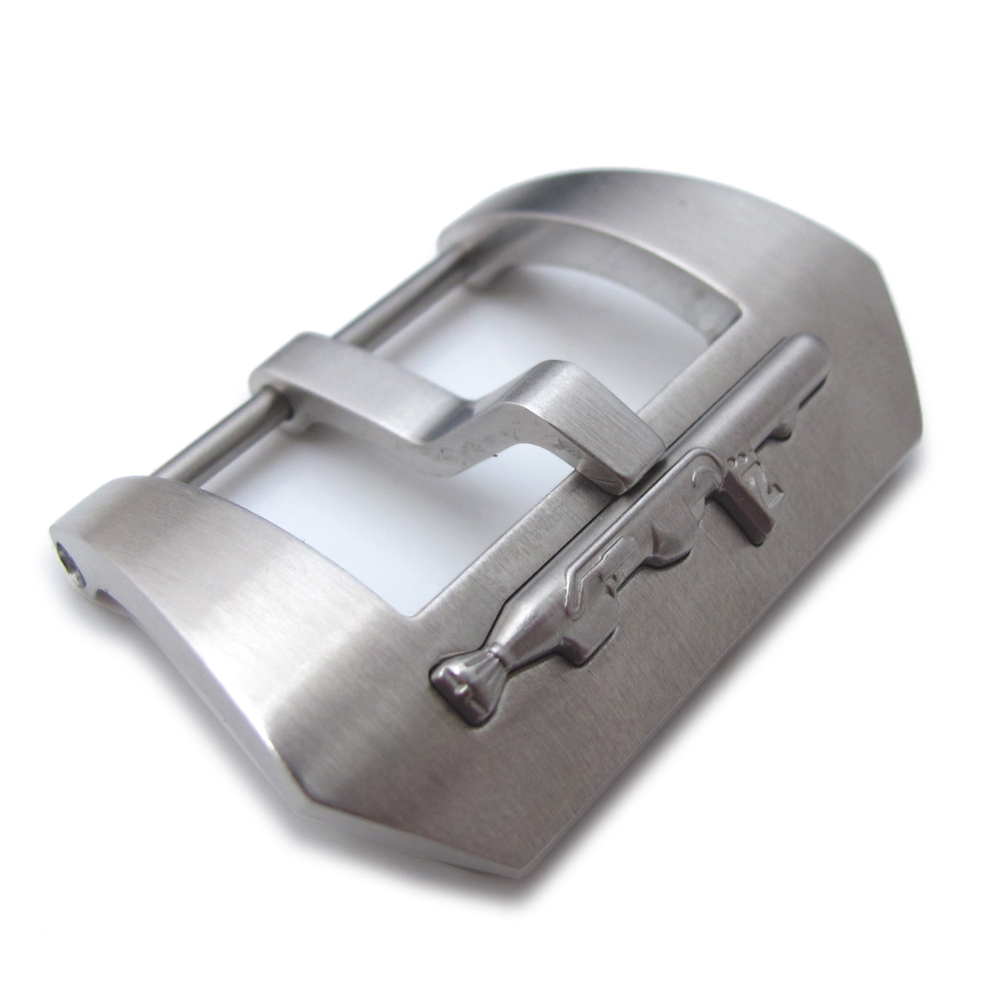 Brushed 316L stainless steel screw-in Submarine Embossed removable