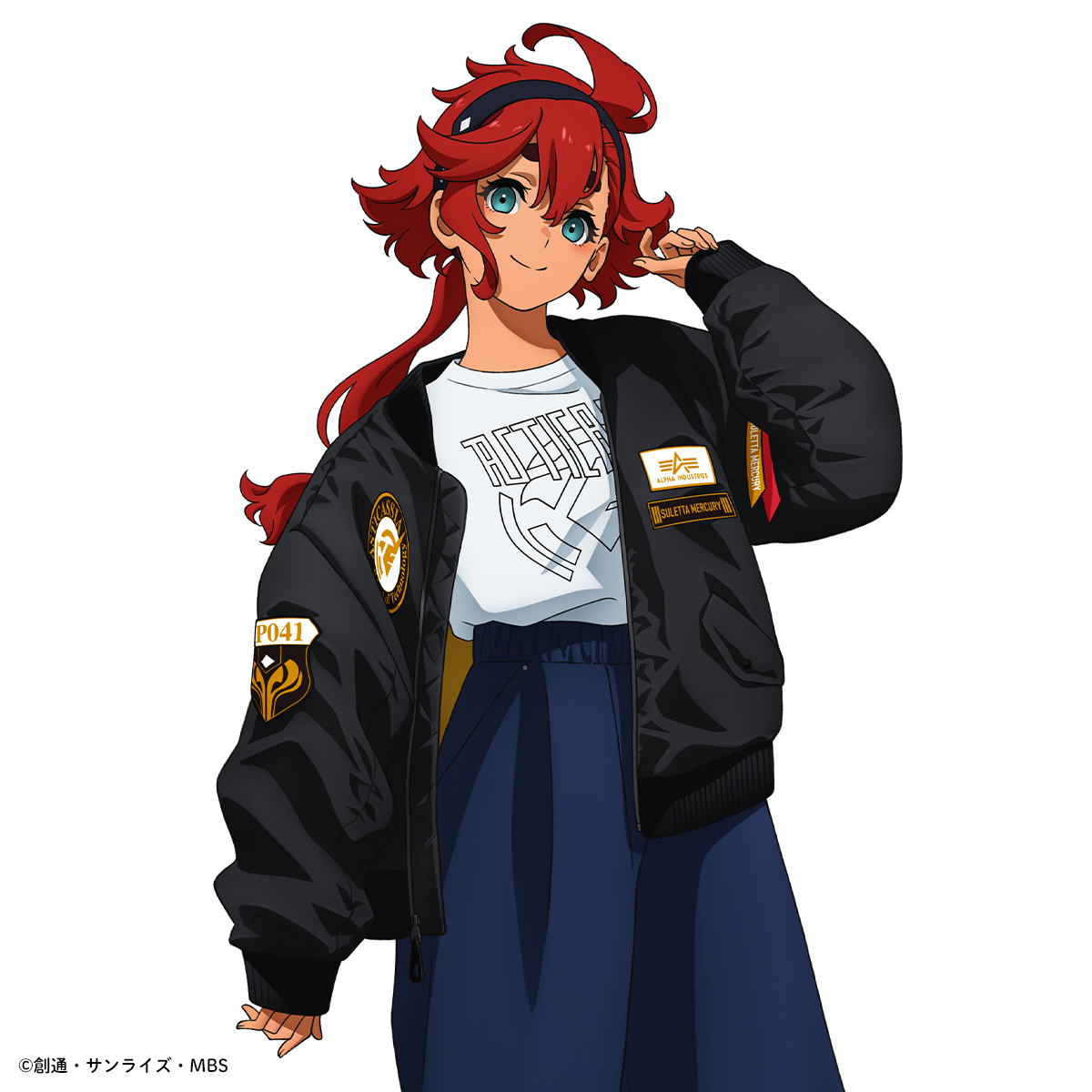 機動戦士ガンダム 水星の魔女』より新作ALPHAジャケットに合わせて