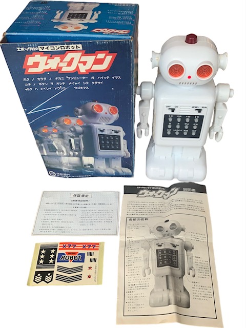 エポック社 マイコンロボット ウォークマン 1980年 日本製 昭和レトロ