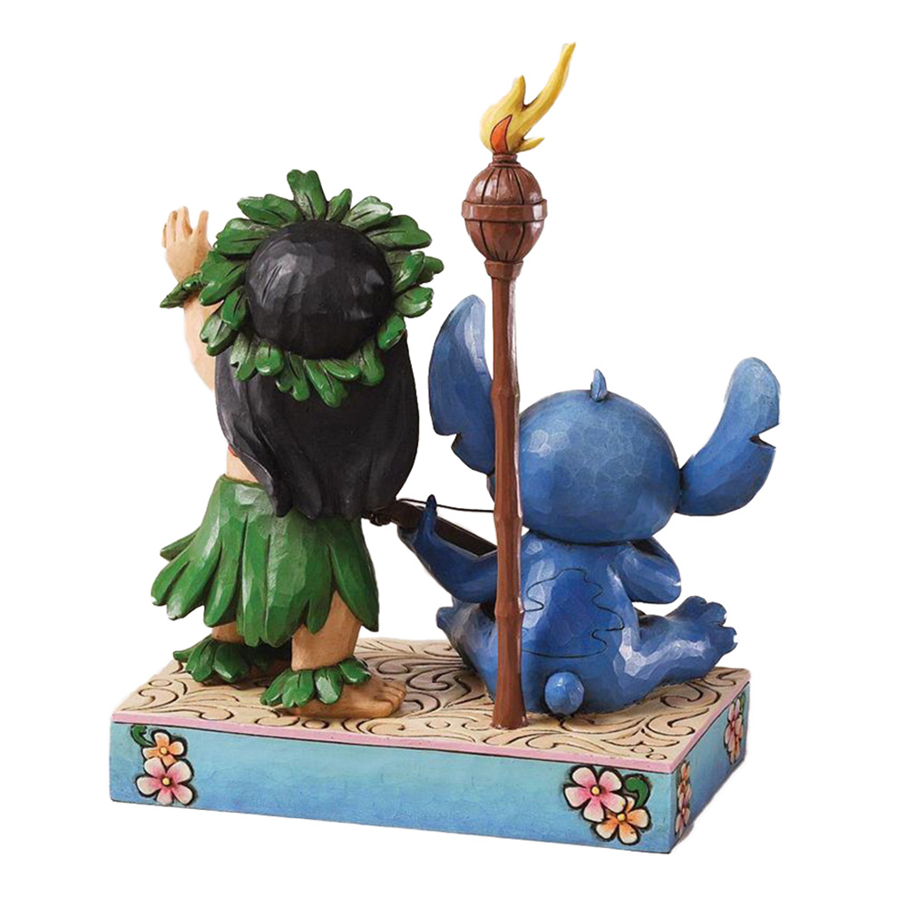 Disney Traditions リロ＆スティッチ オハナ スタチュー ディズニー