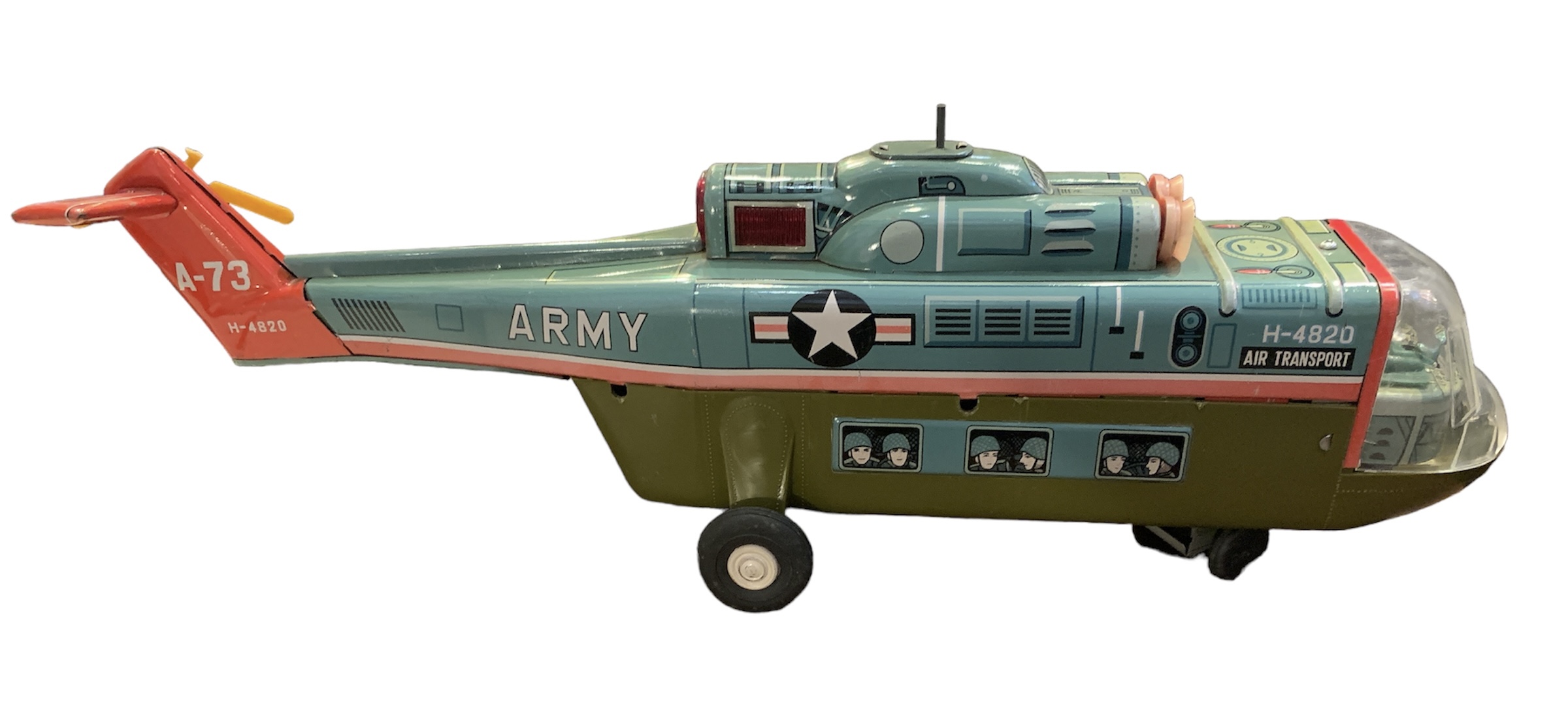 モダントイズ US ARMY 米軍ヘリコプターブリキ 日本製 H-4820航空輸送