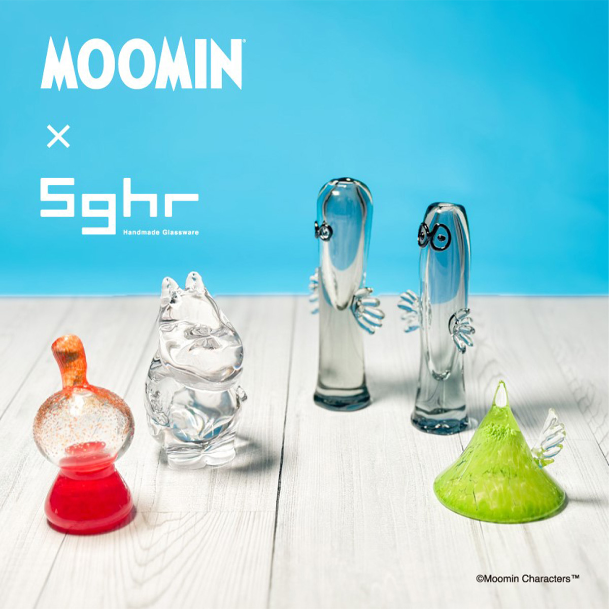 MOOMIN×Sghr ガラスのムーミンたち | 製品 | NEWS | Sghr