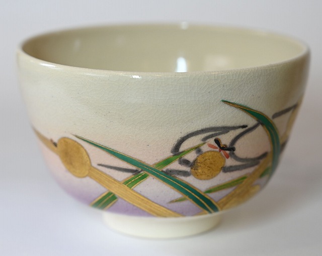 色絵 蛍絵茶碗 橋本 喜泉作 すいぎょく園｜創業百年、お茶の「すいぎょ