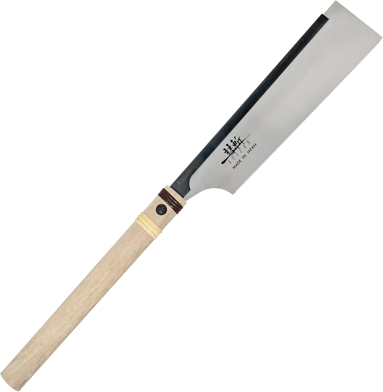 SUIZAN スイザン 胴付鋸 240mm - 替刃式 横挽き 胴付き ノコギリ 精密
