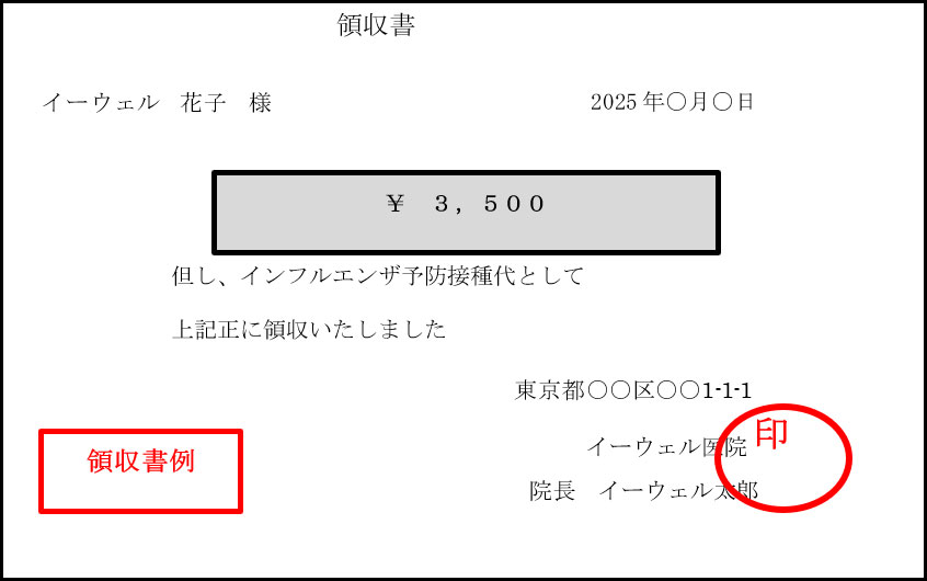 インフルエンザの予防接種について | 各種検診・保健事業について