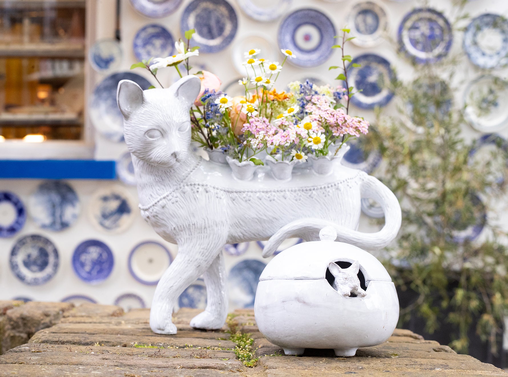 Serena Mouse Sugar Bowl by Astier de Villatte, 14cm – Summerill