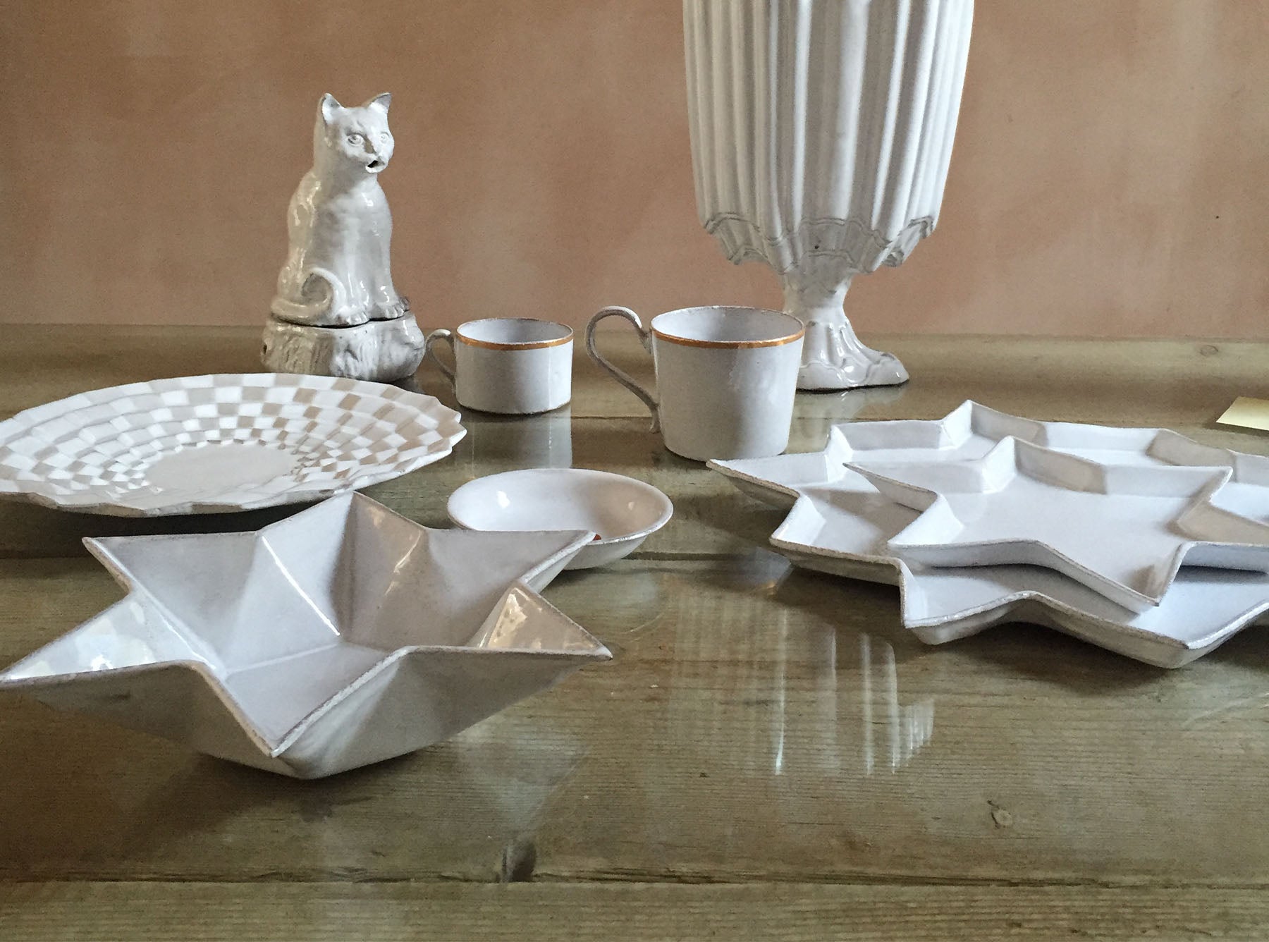 Etoile Dinner Plate by Astier de Villatte, 35.5.cm – Summerill