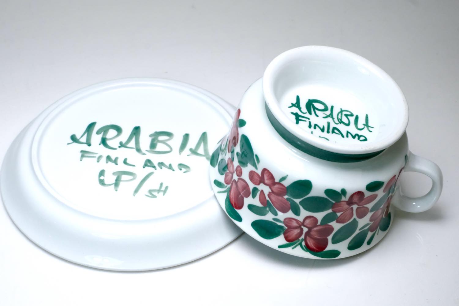 北欧ビンテージ食器/ARABIA アラビア PURPURI JENKKA ティーカップ