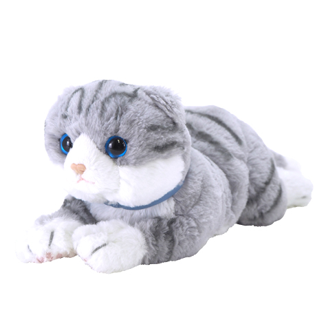 ひざねこ ぬいぐるみ(S) スコティッシュフォールド GY - サンレモン