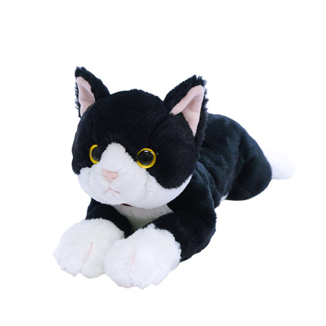 ひざねこ ぬいぐるみ(M) ハチワレ - サンレモン