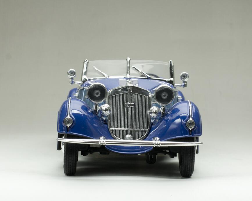 1939 Horch 855 Roadster-Light Blue/Dark Blue – sunstarmodelcars