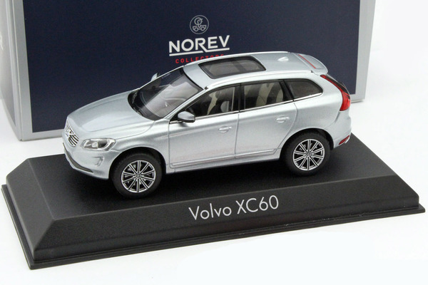 VOLVO XC60 2013 Electric Silver - Die-cast model - Norev 870022