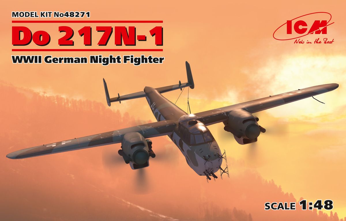 Do 217N-1, WWII German Night Fighter ICM 48271