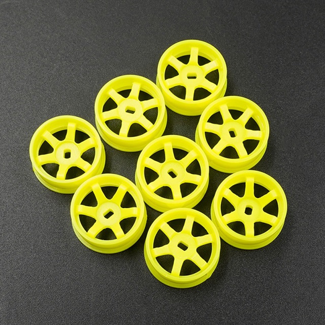 プラスチックナローリムセット(Offset 0 +1 +2 +3) 蛍光イエロー Mini
