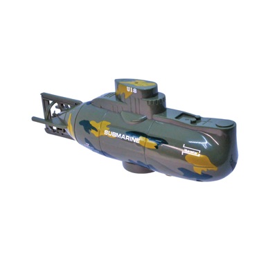 R/C U18型潜水艦 グリーン迷彩(27MHz) [DK-D-3311SUB-4] - スーパー
