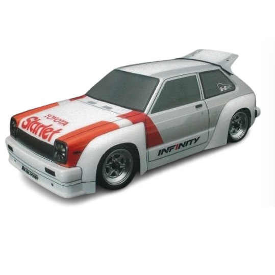 1/10M 225 スターレット KP61 ボディ [ABC-67332] - スーパーラジコン