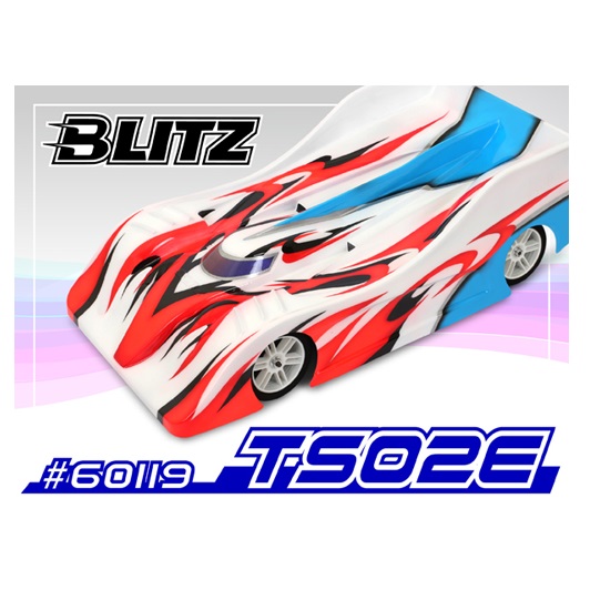 BLITZ TS02E レーシングボディ(200mm/1.0mm厚) [60119-10] - スーパー