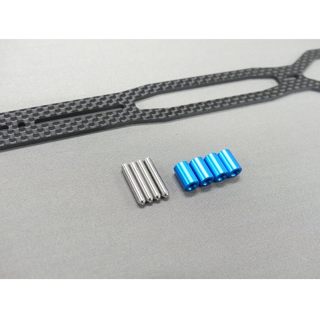 TA08用 カーボンアッパーデッキ 2mm [JP-850] - スーパーラジコン