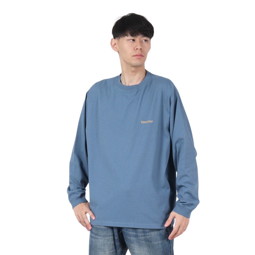 ペンドルトン（PENDLETON）（メンズ）長袖Tシャツ ロンT バック
