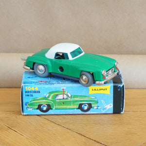 LILLIPUT version of Schuco Green Micro Racer Mercedes 190SL Car