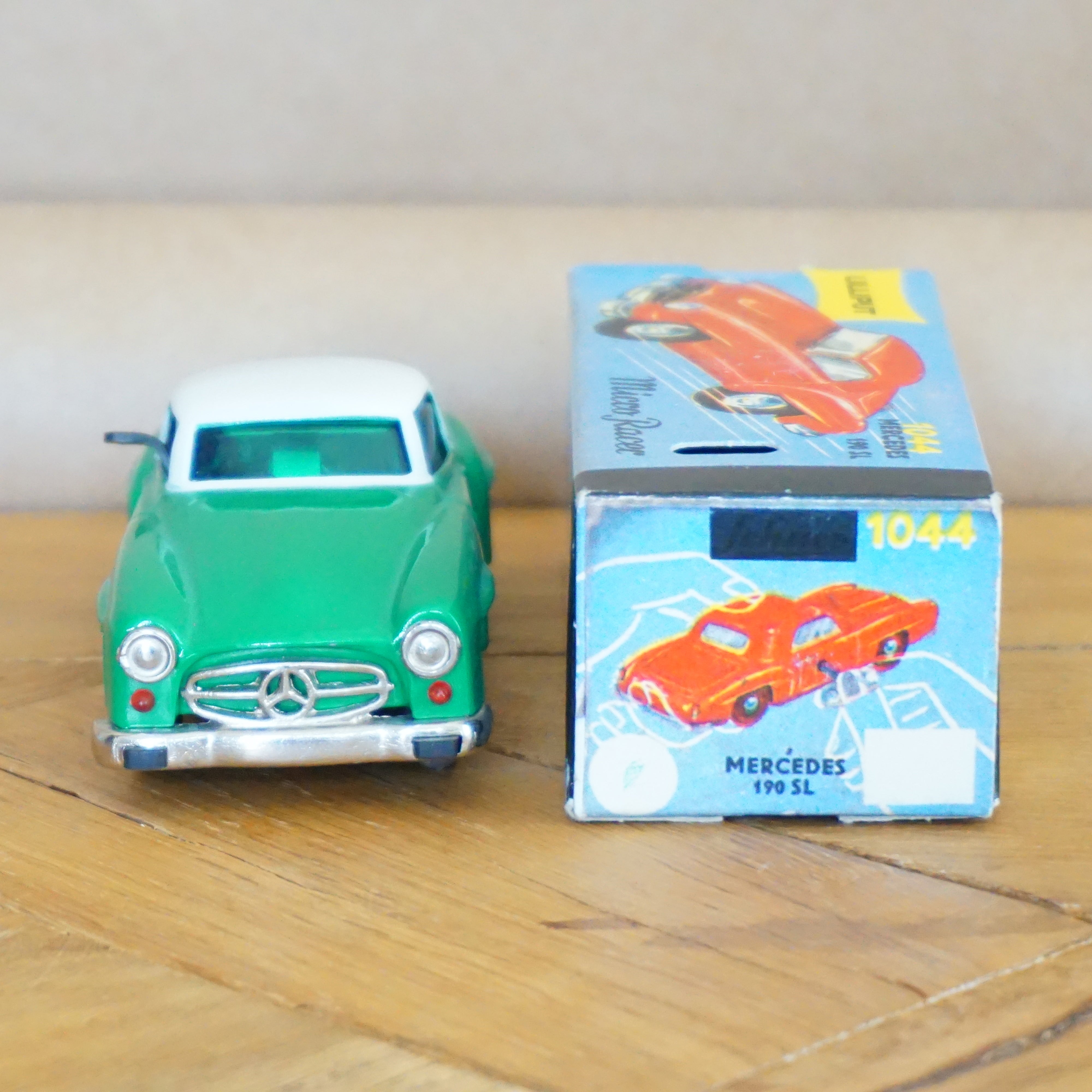 LILLIPUT version of Schuco Green Micro Racer Mercedes 190SL Car