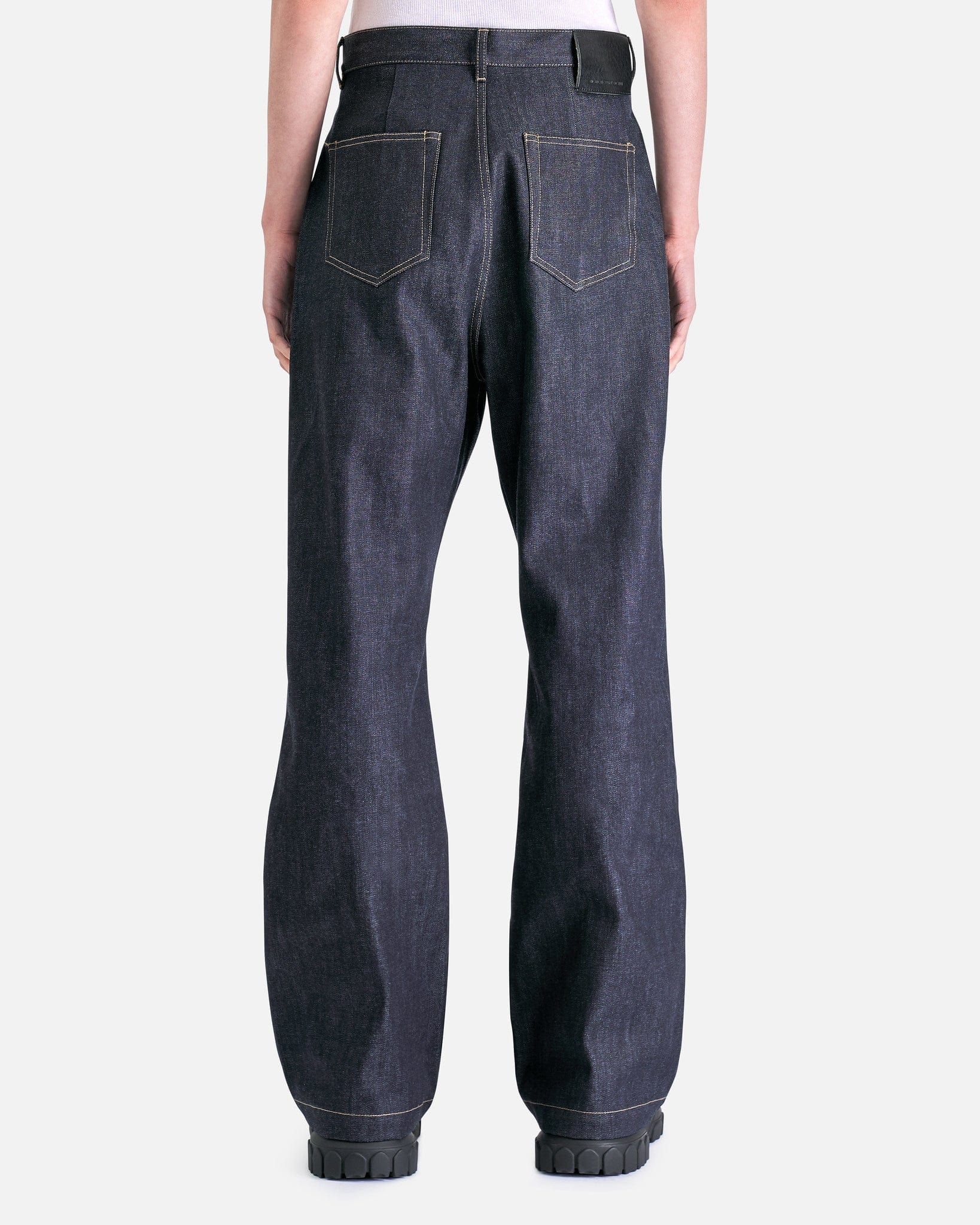 Double Knee Geth Cut in Indigo – SVRN
