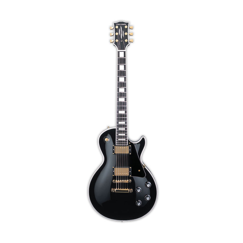 Edwards E-LP-130CD-BLK Electric Guitar, Ebony FB, Black – Swee Lee