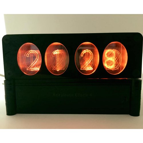 ニキシー管風4桁アクリル表示時計-ACRYLIXIE-CLOCK4 — スイッチサイエンス
