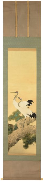 池上 秀畝「松上雙鶴」の販売 | 美術品販売｜東京銀座ぎゃらりい秋華洞