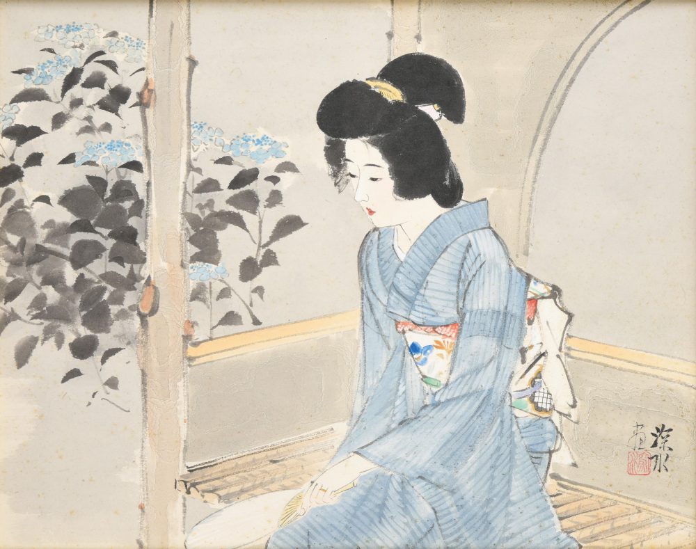 近代美術/銀座 ～近代の美人画展～ | 美術品販売｜東京銀座ぎゃらりい