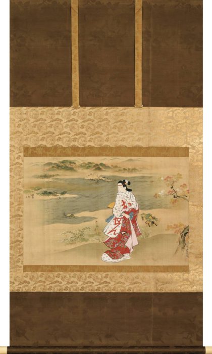 宮川 長春「墨堤美人之図」の販売 | 美術品販売｜東京銀座ぎゃらりい秋華洞