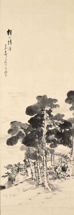 田崎 草雲「梧下清暑図」の販売 | 美術品販売｜東京銀座ぎゃらりい秋華洞