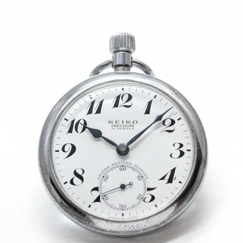 昭和42年の19セイコー鉄道時計/15石/秒針止め機能/絶版時計/19seiko