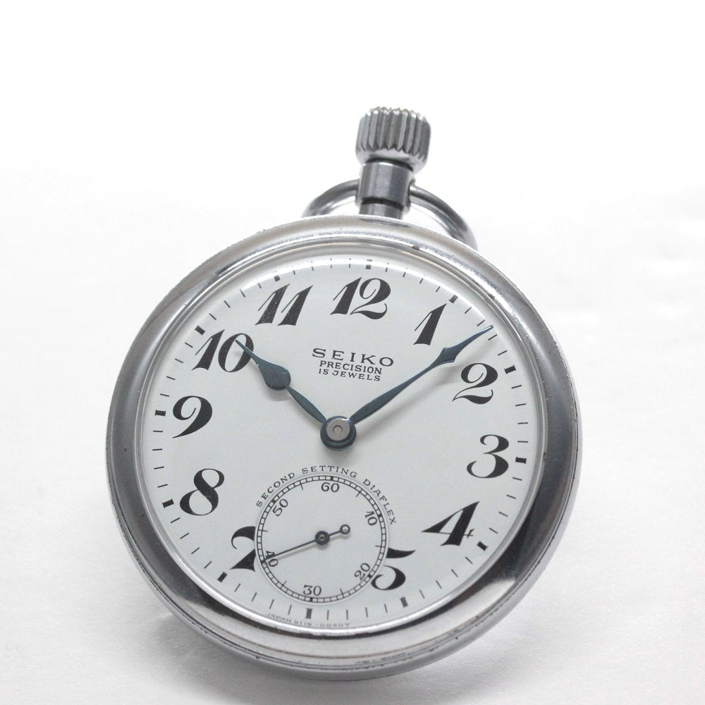 国鉄 懐中時計(SEIKO PRECISON/15石/昭和36年)＋改札ハサミ 国鉄 懐中