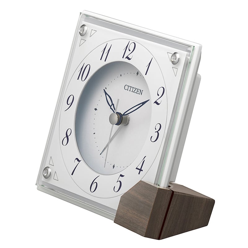 CITIZEN シチズン アラーム付き クオーツ 置き時計 8RG625-003 白