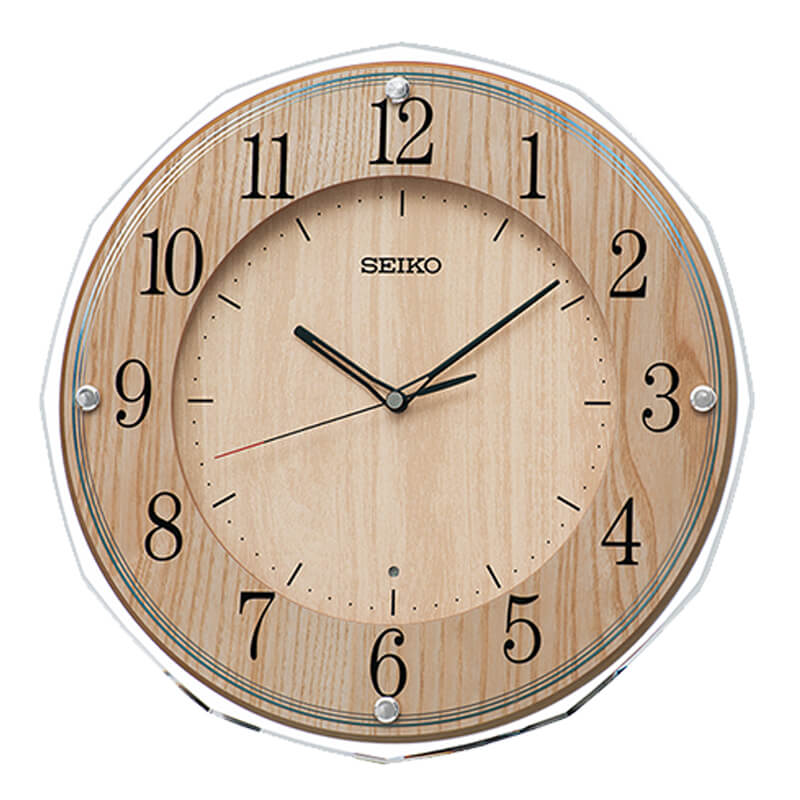 良品】SEIKO 木製 アラーム式 壁掛け時計 良品】SEIKO 木製 アラーム式