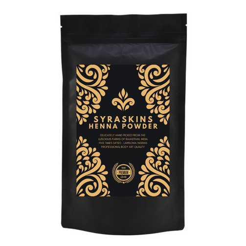 SYRASKINS ヘナパウダー 1kg SYRASKINS Henna Powder - 100g