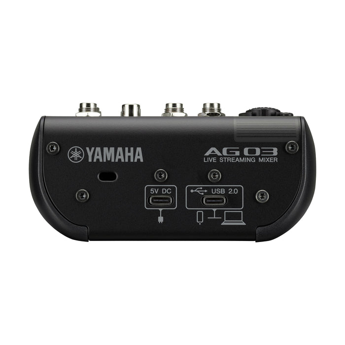 YAMAHA AG03MK2 B 3チャンネルライブストリーミングミキサー(ブラック