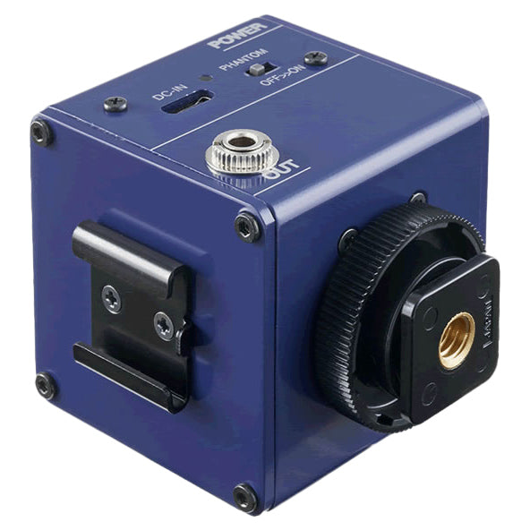 AZDEN MC-1PH(BLUE) ファンタム電源供給機能付きマイクアダプター