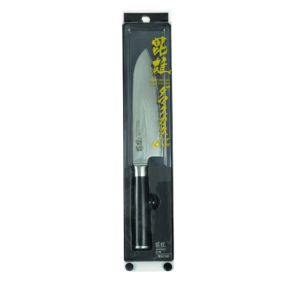 毘雄 ダマスカス67層三徳包丁165 F-2349