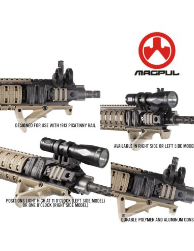 Magpul Rail Light Mount Right - Black